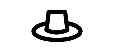 Image for Cowboy Hat Headwear Cricut SVG Design