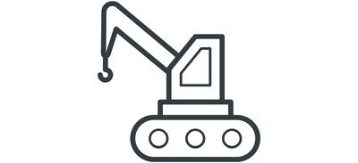 Image for Crane Lifter Bulldozer Cricut SVG Design