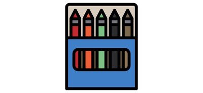 Image for Free Crayon School Study Cricut SVG Design