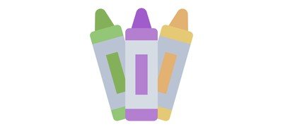 Image for Crayon Color Stationary Cricut SVG Design