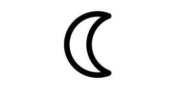 Image for Crescent Moon Night Cricut SVG Design