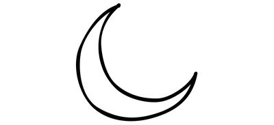 Image for Crescent Lunar Moon Cricut SVG Design