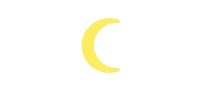 Image for Crescent Moon Waning Cricut SVG Design