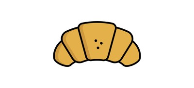 Image for Croissant  Cricut SVG Design