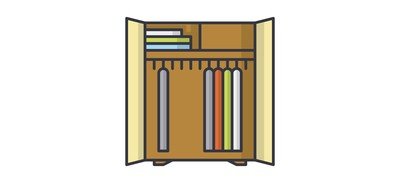 Image for Cupboard Furniture Cloth Cricut SVG Design