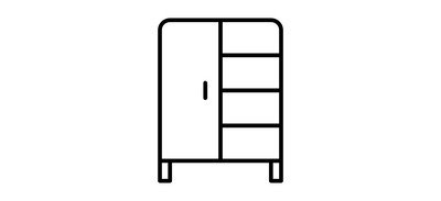 Image for Cupboard Drawer Furniture Cricut SVG Design