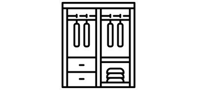 Image for Interior Closet Wardrobe Cricut SVG Design