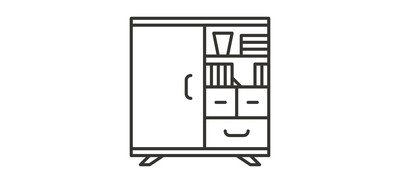 Image for Cupboard Rack Furniture Cricut SVG Design