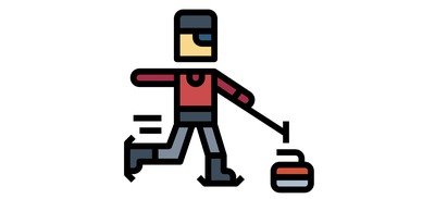 Image for Curling  Cricut SVG Design