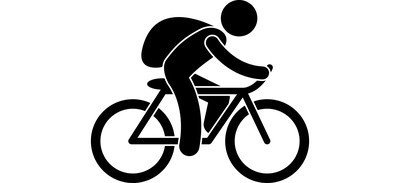 Image for Man Bicycle Traveller Cricut SVG Design