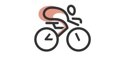 Image for Human Cycling Bike Cricut SVG Design