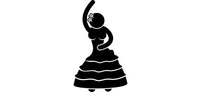 Image for Dancer Performer Flamenco Cricut SVG Design