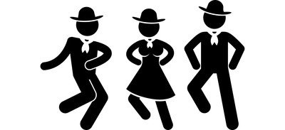 Image for Dancing Country Dancers Group Cricut SVG Design