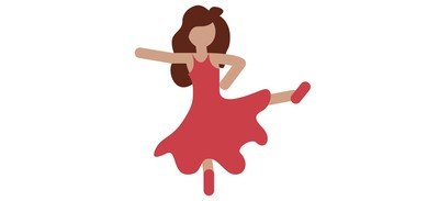 Image for Free Dancing Medium Dark Cricut SVG Design