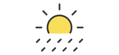 Image for Day Sunny Rain Cricut SVG Design