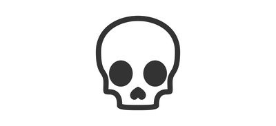 Image for Free Death Skull Dead Cricut SVG Design