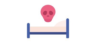 Image for Sick Bed Die Cricut SVG Design