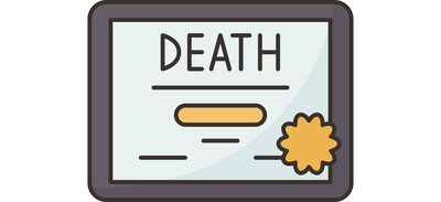 Image for Death Certificate Deceased Cricut SVG Design