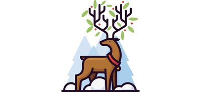 Image for Deer Animal Reindeer Cricut SVG Design