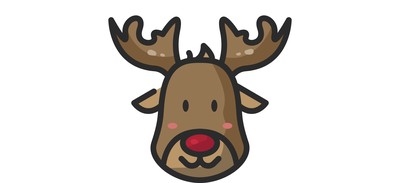 Image for Deer Reindeer Mammal Cricut SVG Design