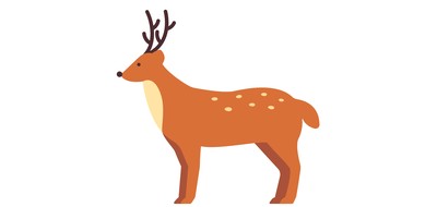 Image for Zoo Animal Deer Cricut SVG Design