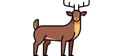 Image for Free Deer Animal Reindeer Cricut SVG Design