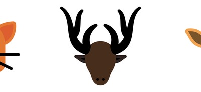 Image for Deer Animal Antlers Cricut SVG Design