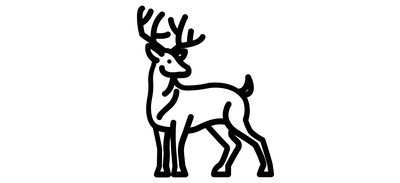 Image for Deer Christmas Wildlife Cricut SVG Design