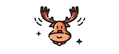 Image for Deer Reindeer Xmas Cricut SVG Design