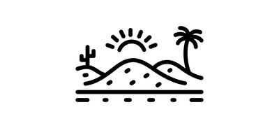 Image for Desert Sand Sandbar Cricut SVG Design