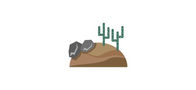 Image for Desert Cactus Western Cricut SVG Design