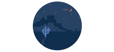 Image for Desert Fort Hot Cricut SVG Design