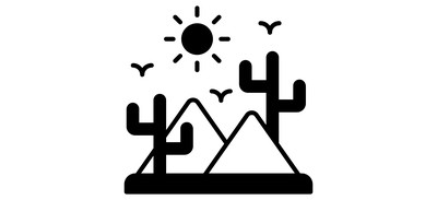 Image for Desert View Sun Cricut SVG Design