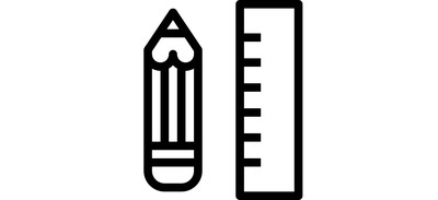 Image for Free Design Pencil Rule Cricut SVG Design