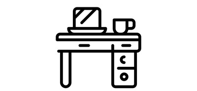 Image for Desk Computer Room Cricut SVG Design