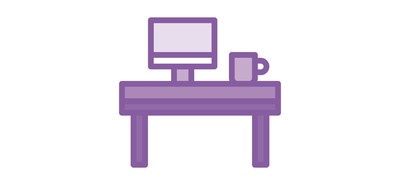 Image for Free Desk Office Table Cricut SVG Design