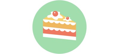 Image for Dessert Cake Piece Cricut SVG Design