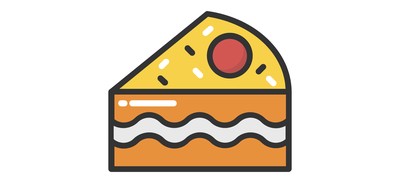 Image for Dessert Cake Piece Cricut SVG Design