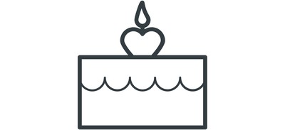 Image for Dessert Cake Candle Cricut SVG Design