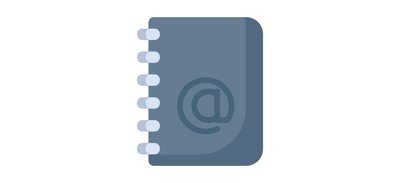 Image for Free Contact Diary Address Cricut SVG Design