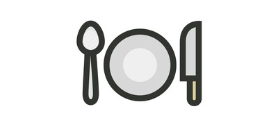 Image for Dinner Knife Plate Cricut SVG Design