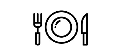 Image for Dinner Plate Fork Cricut SVG Design