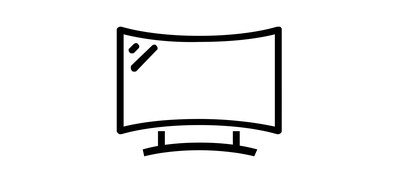 Image for Display Curved Monitor Cricut SVG Design