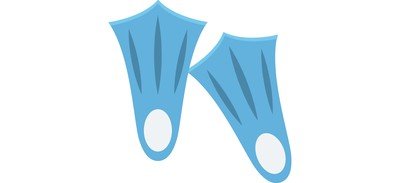 Image for Diving Fins Scuba Cricut SVG Design