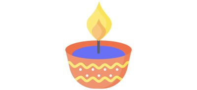 Image for Free A Diwali Lamp Diya Cricut SVG Design