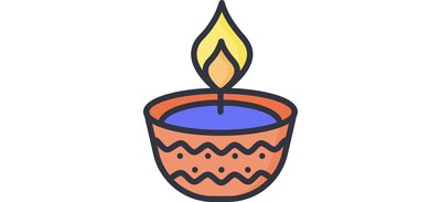 Image for Free A Diwali Lamp Diya Cricut SVG Design