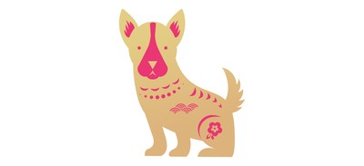 Image for Dog Zodiac Sign Chinese Zodics Cricut SVG Design