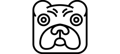 Image for Dog Bulldog Frenchie Cricut SVG Design