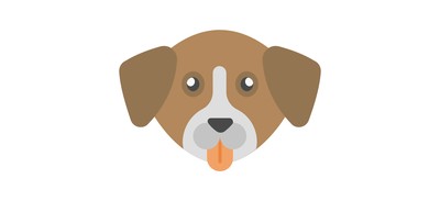 Image for Dog Face Brown Cricut SVG Design