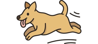 Image for Dog Running Pet Cricut SVG Design